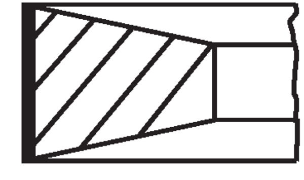 Jeu de segments de pistons