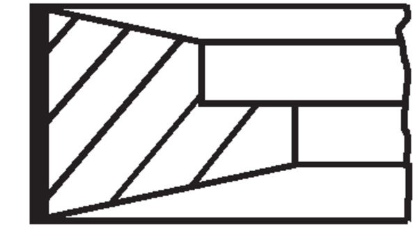 Jeu de segments de pistons