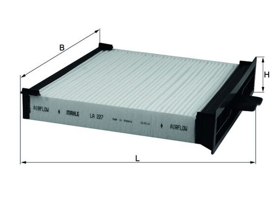 Filtre, air de l'habitacle