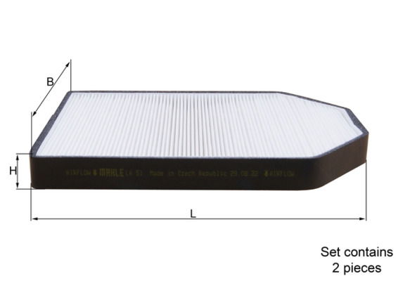 Filtre, air de l'habitacle