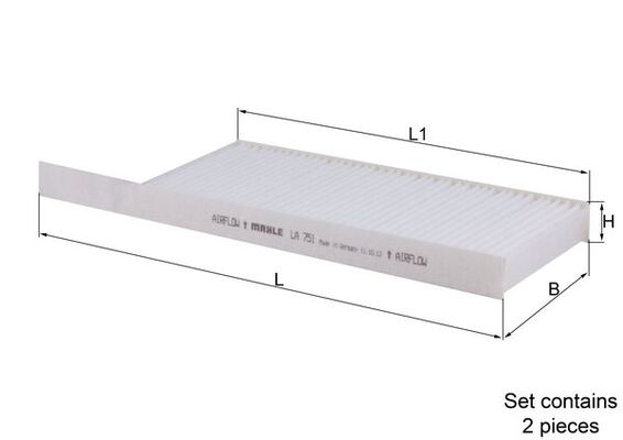 Filtre, air de l'habitacle