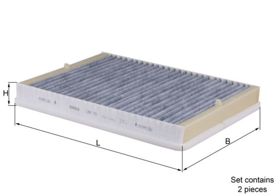 Filtre, air de l'habitacle