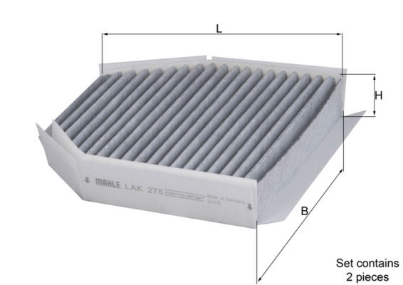 Filtre, air de l'habitacle