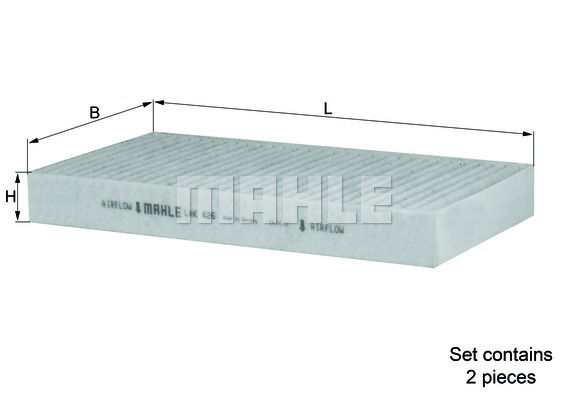 Filtre, air de l'habitacle