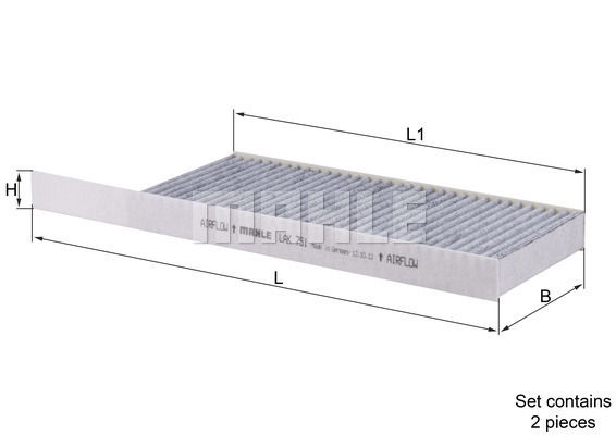 Filtre, air de l'habitacle