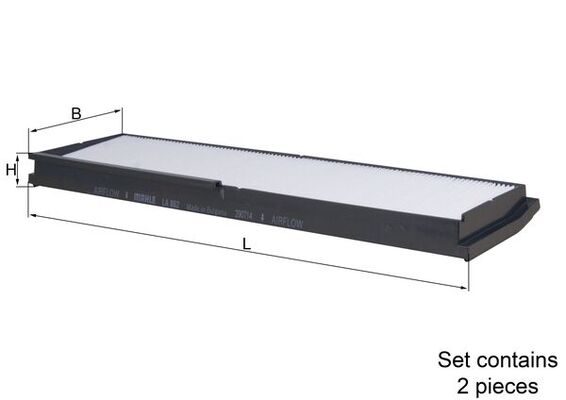 Filtre, air de l'habitacle