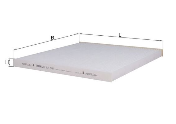 Filtre, air de l'habitacle