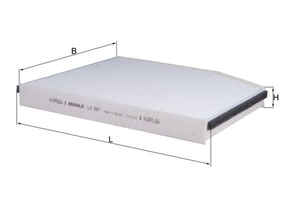 Filtre, air de l'habitacle