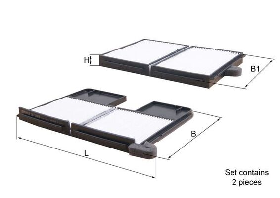 Filtre, air de l'habitacle