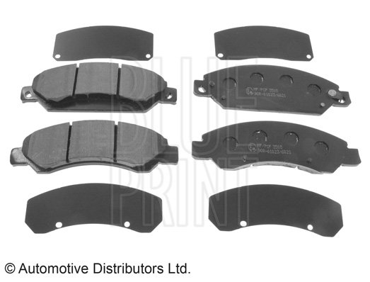 Kit de plaquettes de frein, frein à disque