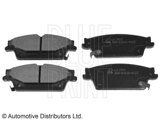 Kit de plaquettes de frein, frein à disque