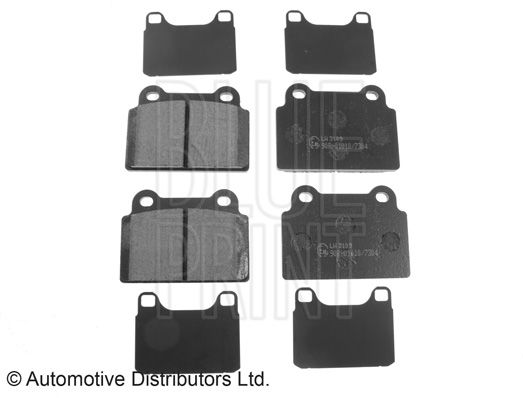 Kit de plaquettes de frein, frein à disque