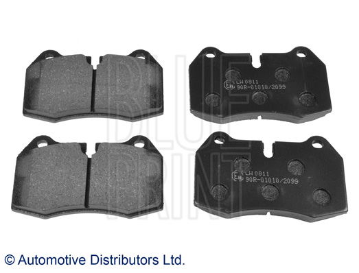 Kit de plaquettes de frein, frein à disque