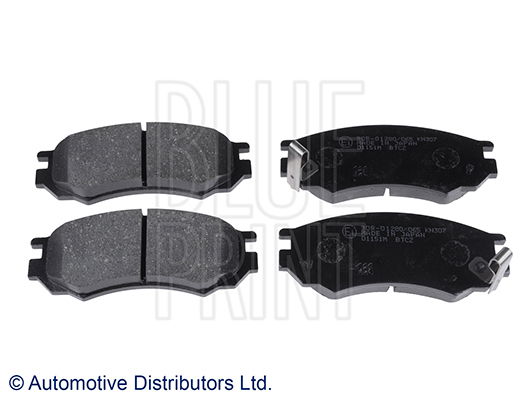 Kit de plaquettes de frein, frein à disque