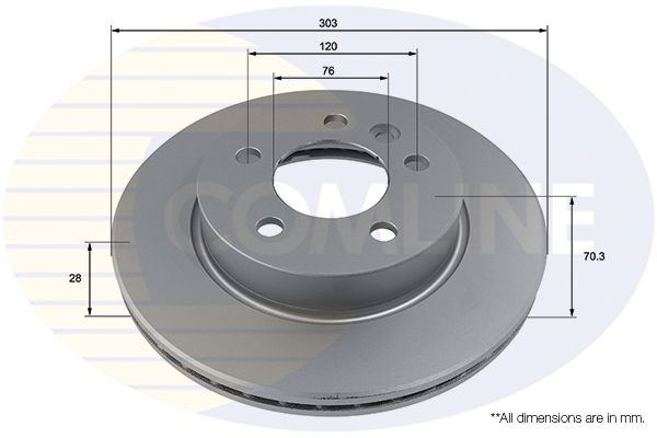 Disque de frein Comline