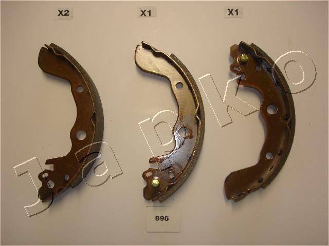 Jeu de mâchoires de frein