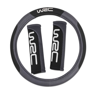 WRC KIT COUVRE VOLANT + 2 FOURREAUX CEINTURE