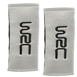 WRC 2 FOURREAUX DE CEINTURE SILVER BRODE NOIR
