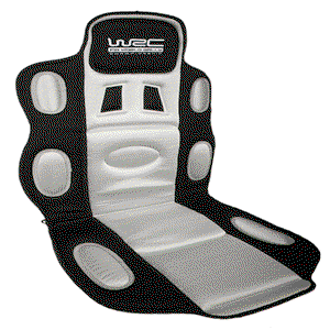 WRC COUVRE-SIEGE TUPE BAQUET SILVER/NOIR