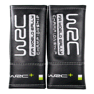 WRC 2 FOURREAUX DE CEINTURE SIMILI-CUIR BRODE
