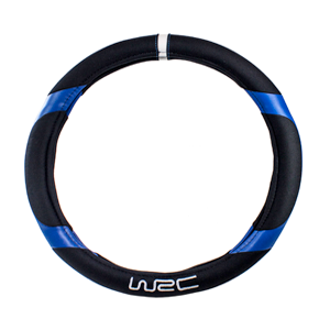 WRC COUVRE VOLANT BLUE RACE