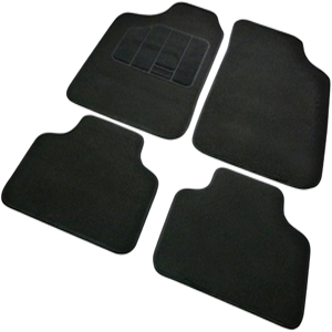 4 TAPIS MOQUETTE BOUCLETTES