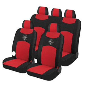 HOUSSE DE SIEGE COMPASS ROUGE