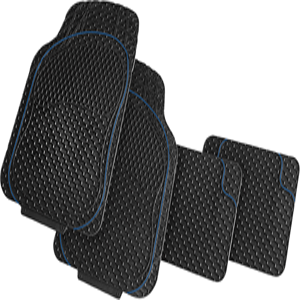 JEU DE 4 TAPIS DESIGN PVC