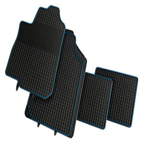 JEU DE 4 TAPIS SEMI MESURE PVC TAILLE M