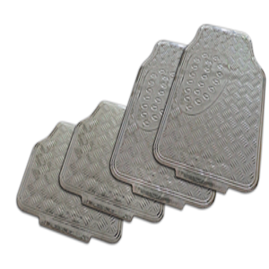 JEU DE 4 TAPIS CARBONE PVC