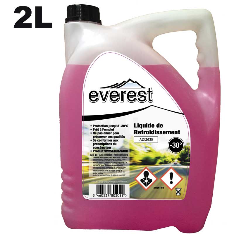 Liquide de refroidissement Rose / 2L /  -30°C