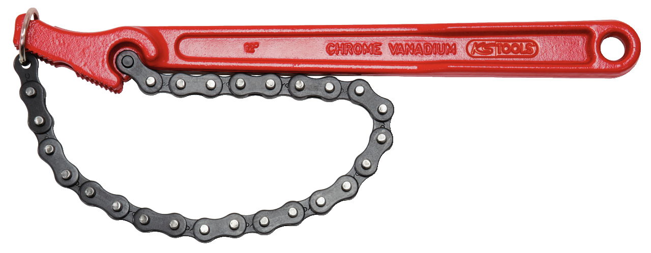 "Cle serre tube reversible à chaine  - model gros effort- 2,5"""