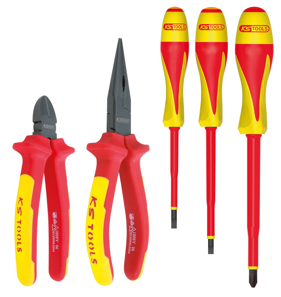 Jeu de pinces ERGOTORQUE et tournevis isolés ULTIMATE