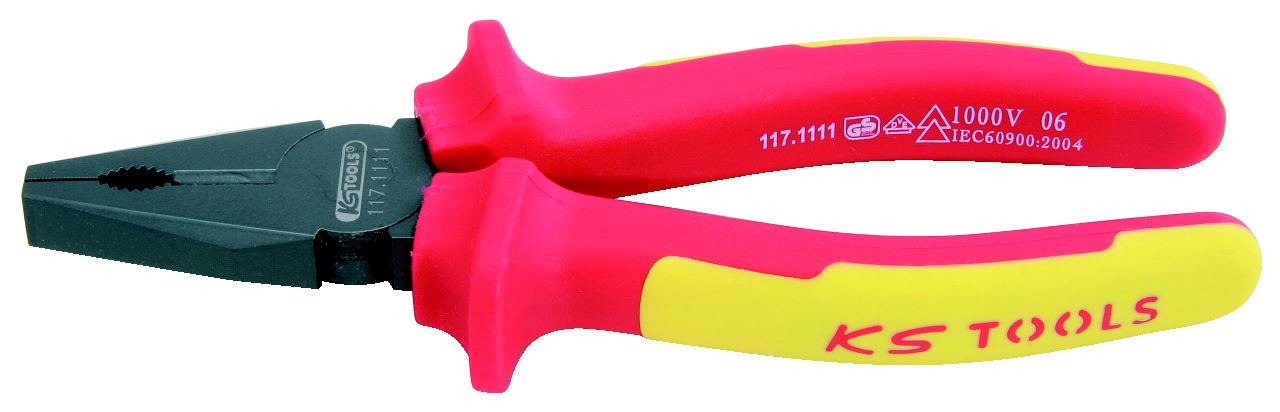 "Pince universelle (isolé 1000V) KS, à poignées bi-composants 6""  Longueur,150 mm"