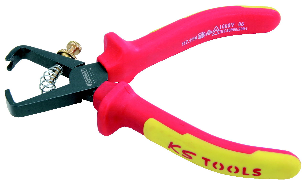 "Pince à denuder isolé 1000V KS, à poignées bi-composants 6"" longueur150 mm"