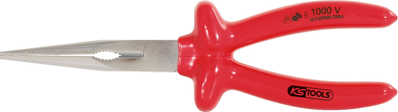Pince à bec demi-rond
