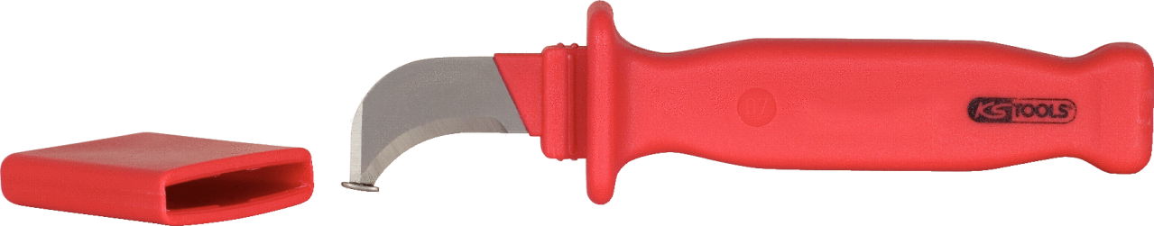 Couteau à dénuder les câbles lame courbée L,200 mm