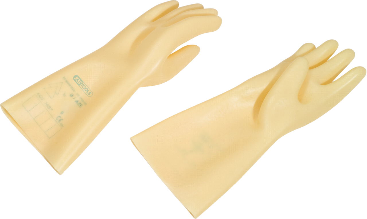 Gants d'électricien en Naturalex blanche - taille 9