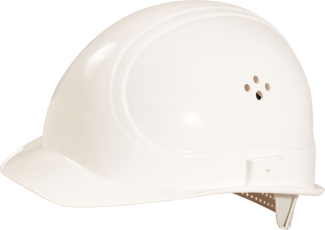 Casque de protection blanc