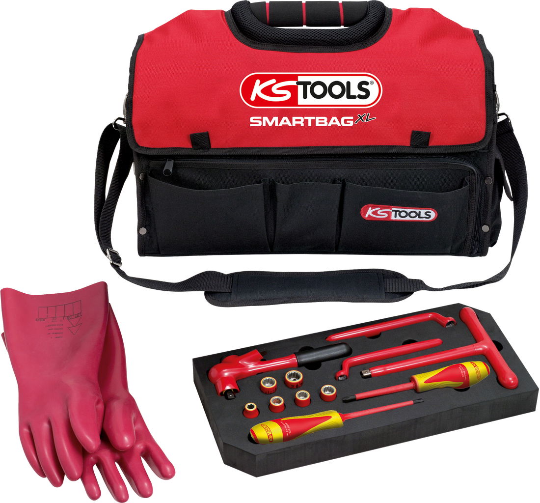 Coffret d'outils isolés pour véhicules électriques et hybrides, 16 pcs