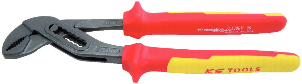 Pince multiprises gaînée, isolée 1000V, 10 L, 250 mm
