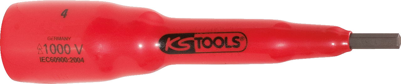 Douille tournevis 6 pans isolée 3/8'' - 4 mm