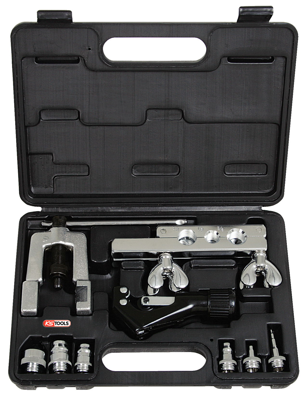 "Coffret appareil à collets KS : 1/8""-3/16""-1/4""-5/16""-7/16""-1/2""-3/4""-5/8"""