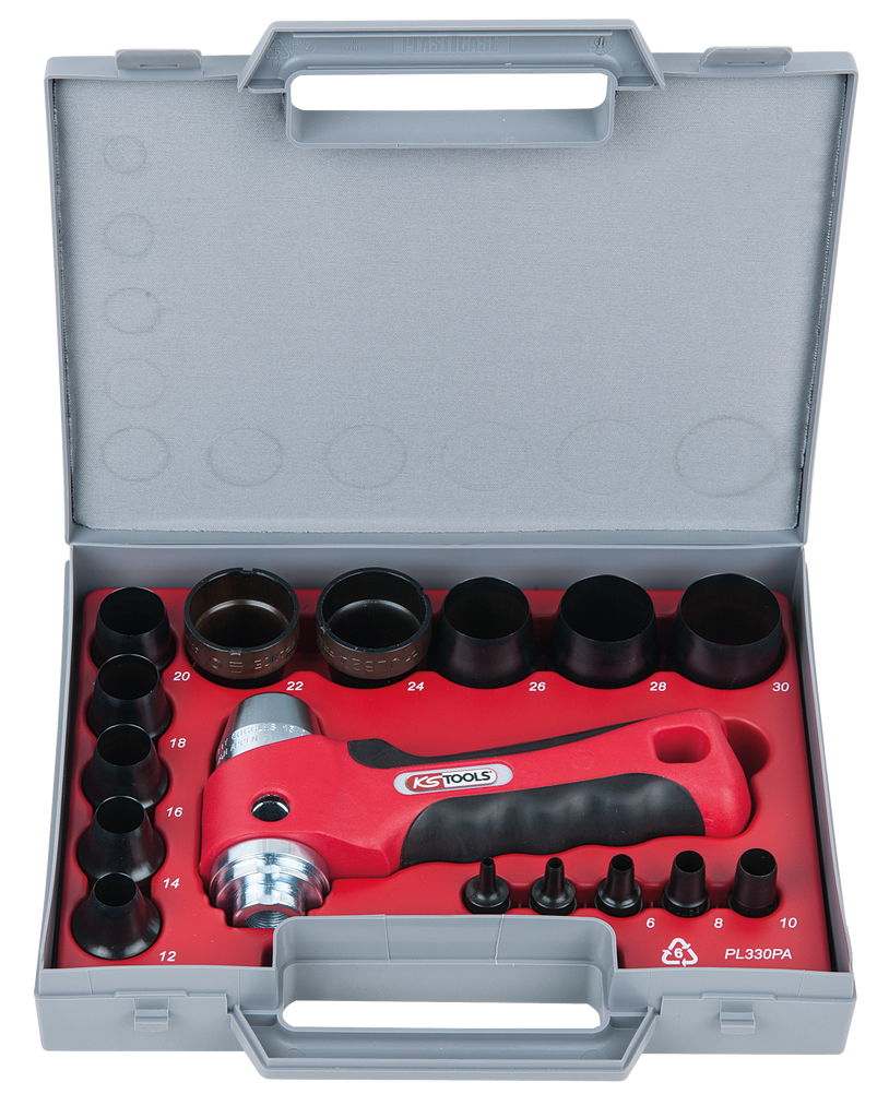 Coffret emporte-pièces interchangeables   de 3 à 30 mm