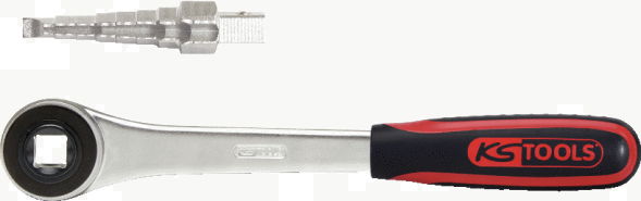 "Clé étagée sanitaire, 3/8""-1"" avec embouts"