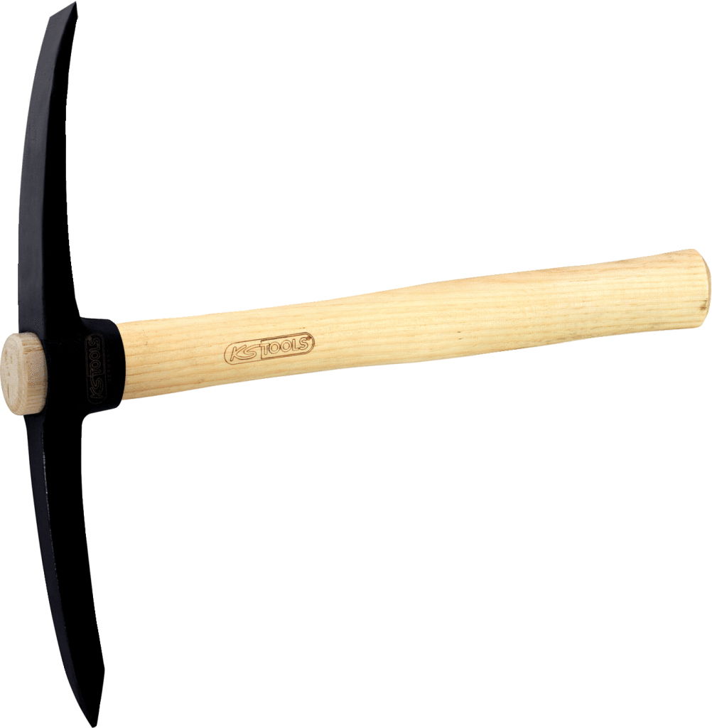Martelette pic et panne 750g - laqué noir, manche frêne emmanchement conique