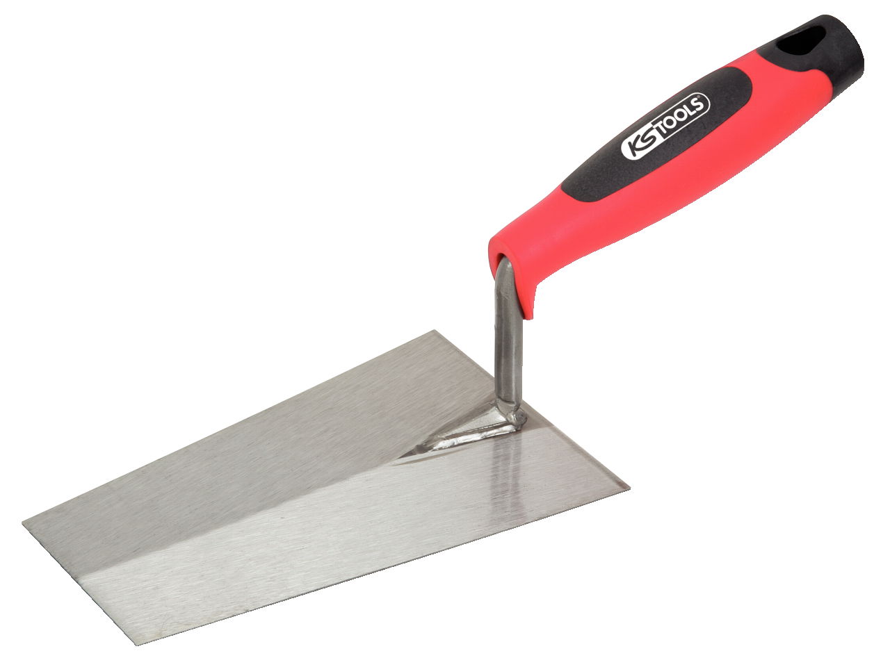 Truelle carée-lame acier- manche bi-composant 180 mm -