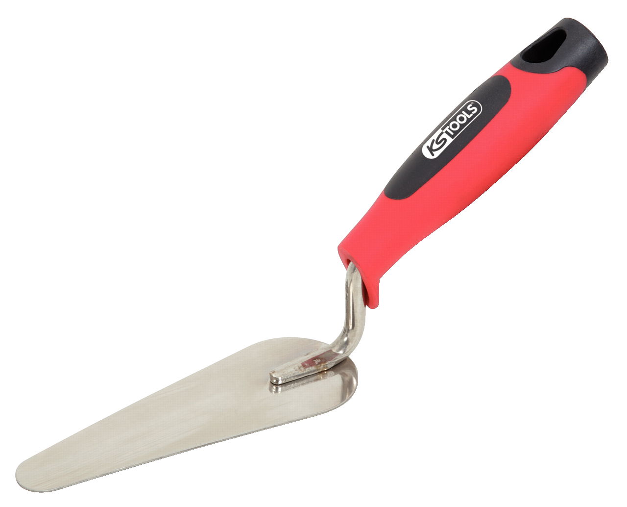 Truelle langue de chat -lame inox- manche bi-composant - 160 mm -
