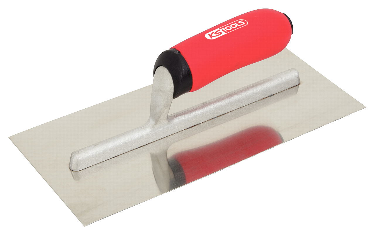 Platoir droit -lame inox - manche bi-composant - dim, 130 X 280 mm