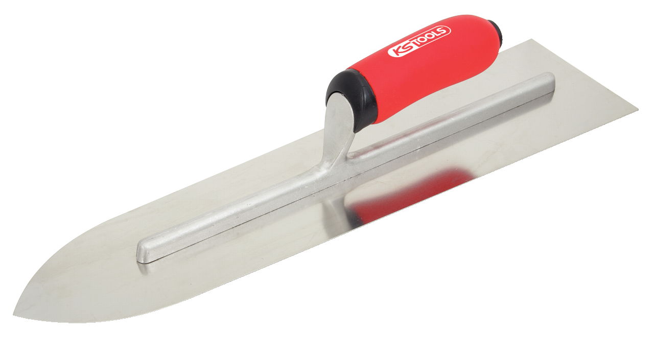 Platoir flamand pointu - lame inox - manche bi-composant - dim, 110/90X455 mm